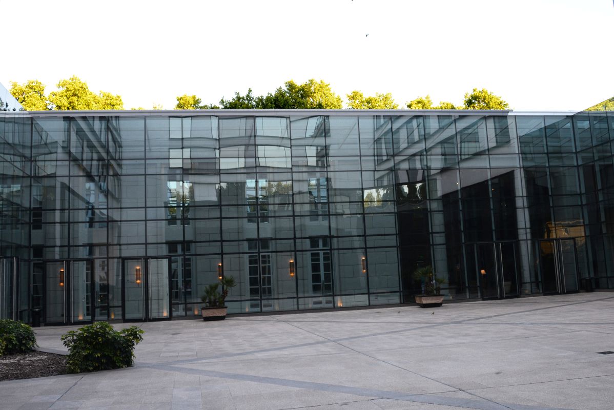 16 Glass Covered Walkway Between Wings Of The Park Hyatt Plaza Hotel In Mendoza